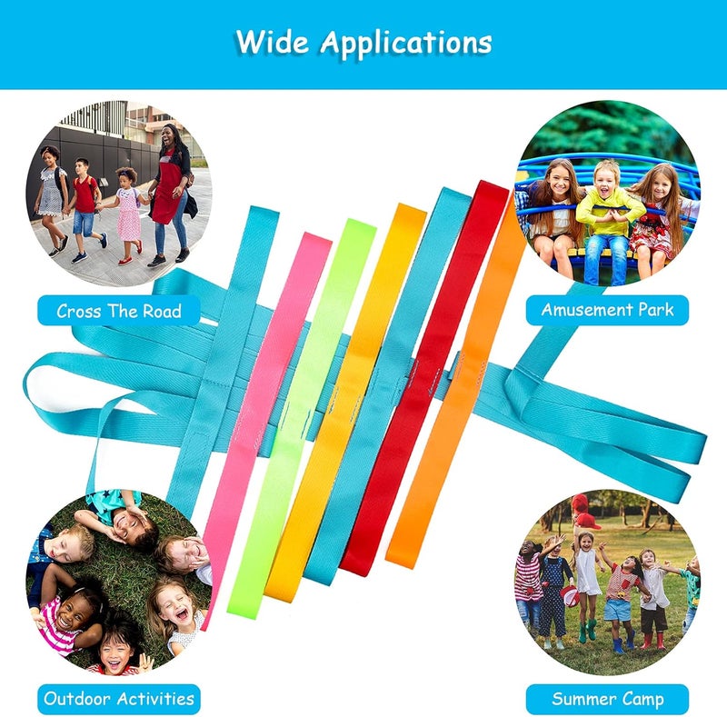 Winspeed Preschool Walking Rope for Daycare, Colorful Safety Walking Rope for Student With Handles - Image 4